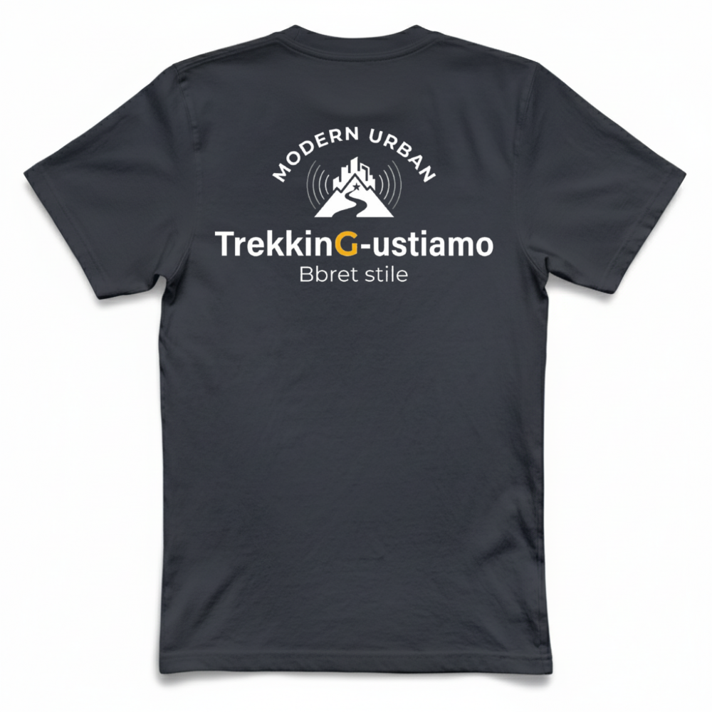 T-Shirt Unisex T-shirt TrekkinG-ustiamo: "Dallo Scarpone al Calic