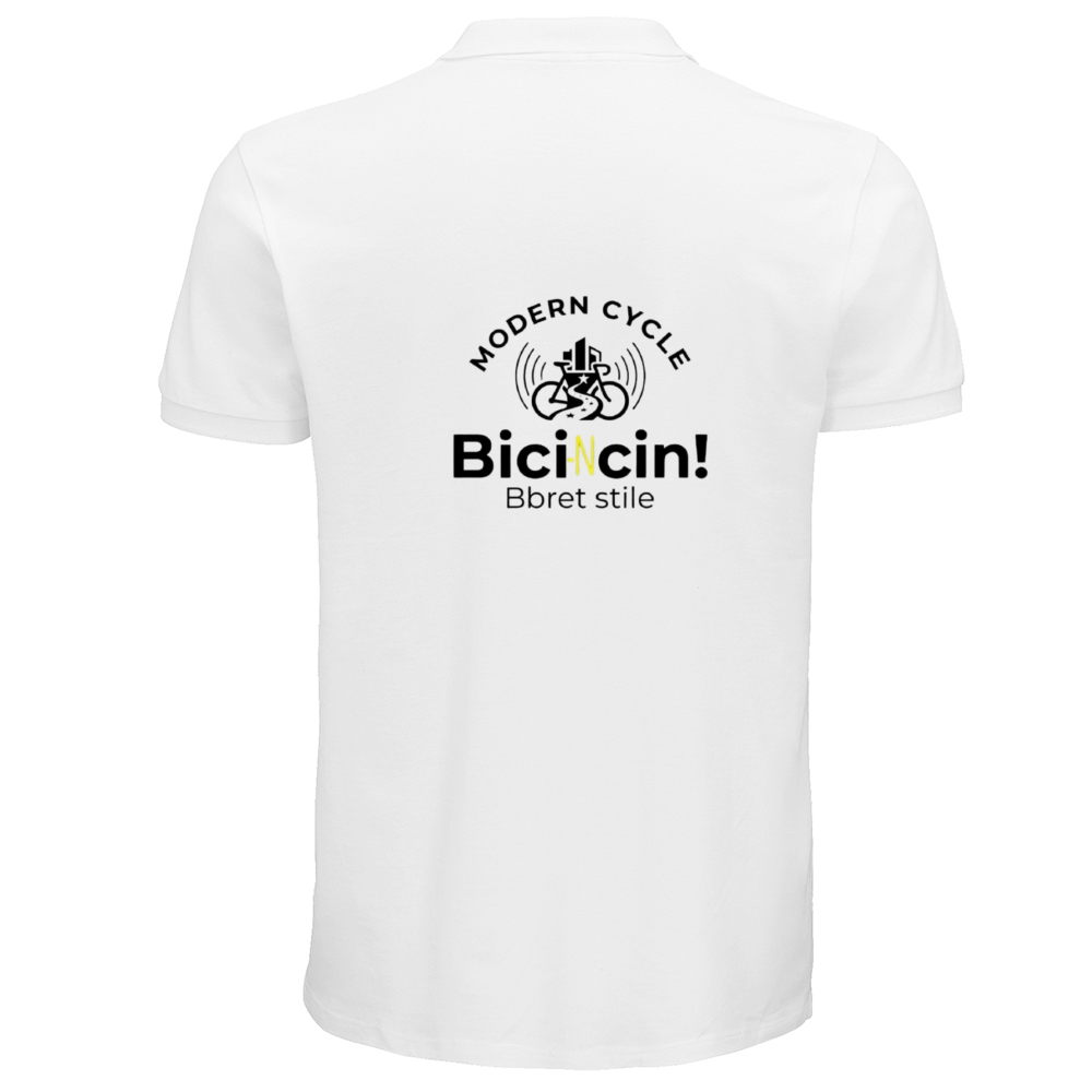 Polo Polo Ciclismo Elegante "Bici-Ncin!" - Maglia Colle