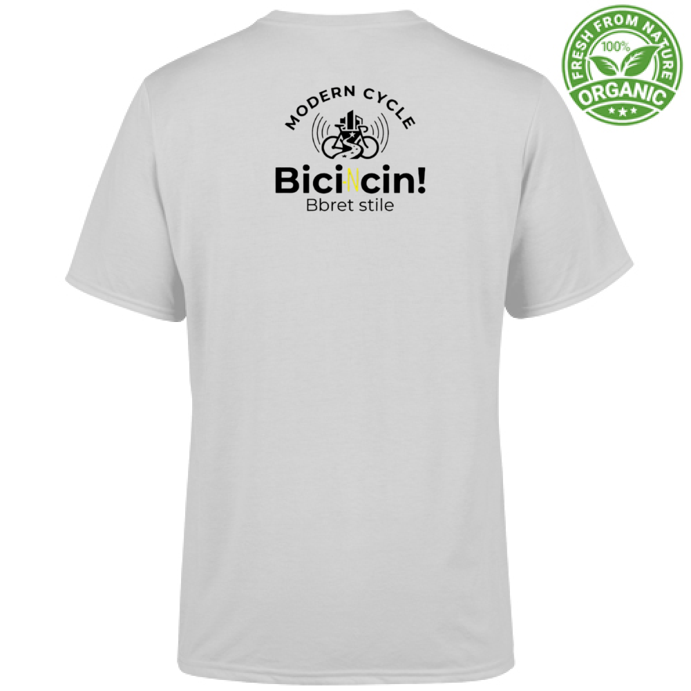 T-Shirt Unisex Organic T-shirt Ciclismo Urban "Bici-Ncin!" - Maglietta Bi