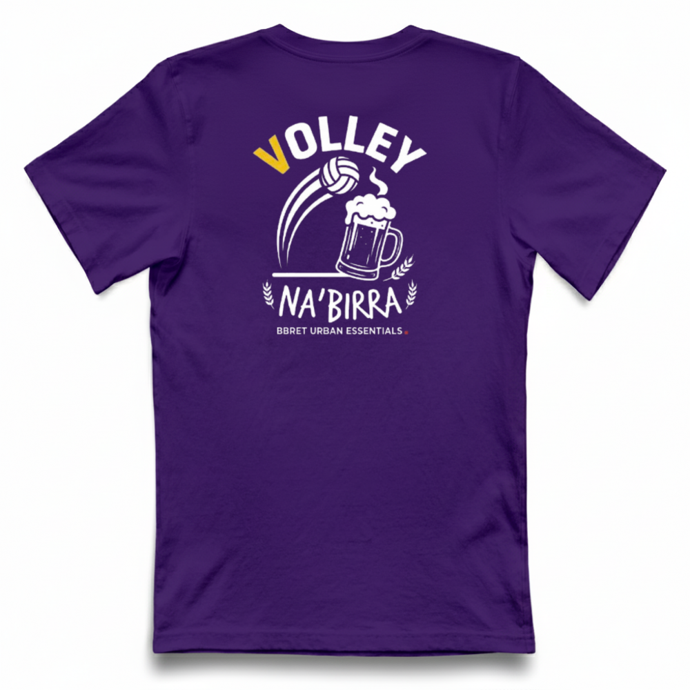 T-Shirt Unisex T-shirt Volley na’ birra: "Muro a Uno, Birra a S