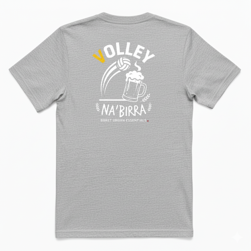T-Shirt Unisex T-shirt Volley na’ birra: "Muro a Uno, Birra a S